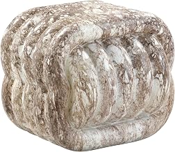 Tov Furniture Love Knot Grey Faux Marble Indoor/Outdoor Accent Stool