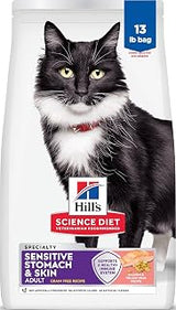 Hill's Science Diet Sensitive Stomach & Skin Grain-Free Dry Cat Food