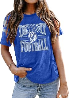 Football Shirt Women Game Day Shirts Football Team Fans Jersey Tops