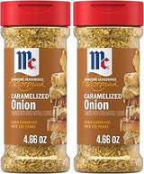 McCormick Seasoning, Caramelized Onion, Signature Seasonings, No Artificial Flavors, No MSG Added, Sweet Caramelized Onion & Savory Umami Flavor, Shake On, 4.66 oz (Pack of 2)