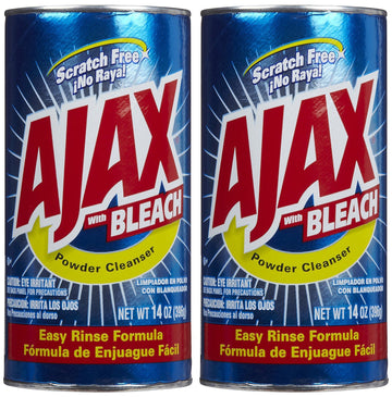 Powder Cleanser with Bleach - 14 oz - 2 pk by Ajax – 14 Ounce (Pack of 2), Pack of 2, Model ACP-578B