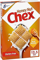 Honey Nut Chex Cereal, Gluten Free,12.5 oz | Made with Real Honey & Natural Almond Flavor, 13g Whole Grain per Serving, Good Source of 12 Vitamins & Minerals