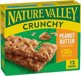 Nature Valley Crunchy Granola Bars, Peanut Butter, 12 ct, 8.94 oz