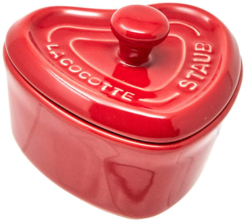 Mini Cocotte Ceramic by by STAUB – 11 cm, 0.25 quarts, Ceramic, red, Model RSTC201