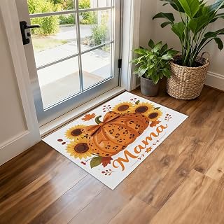 JUNZAN Soft Faux Lambskin Plush Non Slip Rubber Back Floor Rug One Size