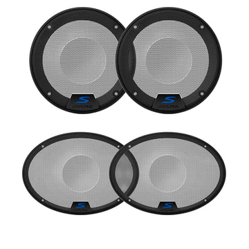 KTE-S69G 6x9 & KTE-S50G 5.25" S-Series Speaker Grill Bundle by Alpine – Model AlpineBDL241108-05
