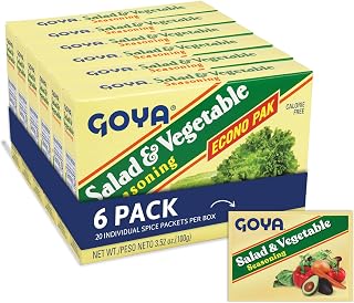 Goya Salad and Vegetable Seasoning, Leafy Greens, Purpose, 6-Pack, 3.52oz