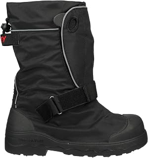TINGLEY 7550 Winter-Tuff Orion Xt Ice Traction Overshoe, Large, Black | Waterproof, 14-inch height, Extra wide gusset for easy donning