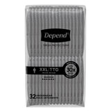 Fresh Protection Adult Incontinence Underwear for Men by Depend – XX-Large, Polypropylene, Grey, Pack of 64, Model 10036000563990