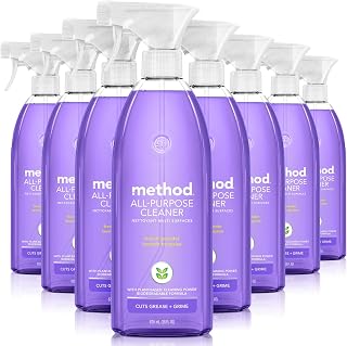 Method All-Purpose Cleaner Spray, French Lavender, 28 fl oz, 8 Pack