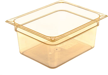 High Heat Food Pan by Carlisle FoodService Products – Half Size (Pack of 1), 8.7 quarts, Amber, Model 10422B13