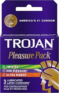 TROJAN Pleasure Pack, 3 Count
