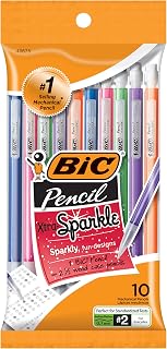 BIC Xtra Sparkle Mechanical Pencil, Colorful Barrel, Medium Point, 0.7 mm