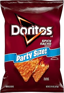 Doritos Tortilla Chips Spicy Nacho, 14.5 Oz