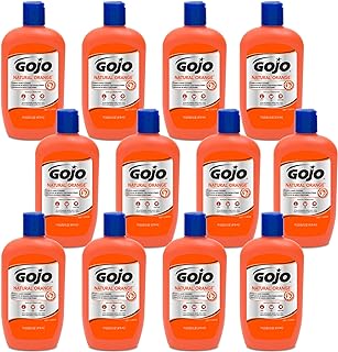GOJO Natural Orange Pumice Hand Cleaner Bottle, 12ct x 14fl oz - 0957-12