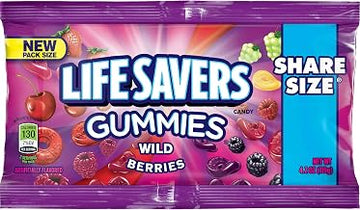 Lifesaver Wild Berry Gummies Candy, 4.2 Ounce -- 90 per case.