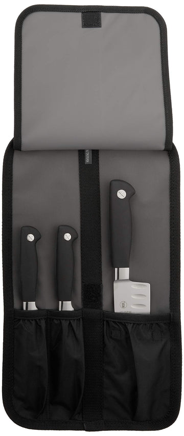 Genesis 4-Piece Forged Starter Set by Mercer Culinary – 7", Steel, Black, Model M21910