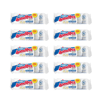 Powdered Sugar Donettes by Hostess – 3 Ounce (Pack of 10), Pack of 10