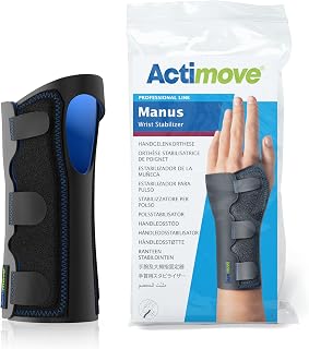 Actimove Professional Line Manus Wrist Stabilizer Right/Left Hand, Black, Large