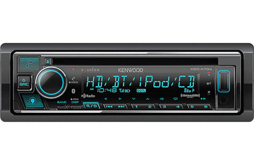 eXcelon KDC-X704 CD Receiver with Alexa by Kenwood – Single Din, black, Model KDC-X704-UVG