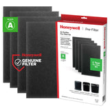 Air Purifier Pre Kit Filter by Honeywell – 2.2" x 7.7" x 13.1", Carbon Fiber, Black, Model HRF-A200
