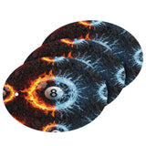 Ball Flames Splashes Dish Scrub Sponges Kitchen Funny Non Scratch Reusable Compressed Cellulose Sponge Hanging for Household Cleaning Washing Dishes Pots and Pans 3 Pack by