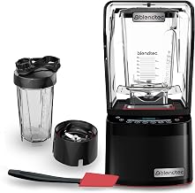 Blendtec Professional 800 Blender (Black), WildSide+ Jar & GO Travel Bottle | Quiet Professional Grade Power, 11 Speed Touch Slider and 6 Preprogrammed Cycles, Easy to Clean, for Smoothies On The Go