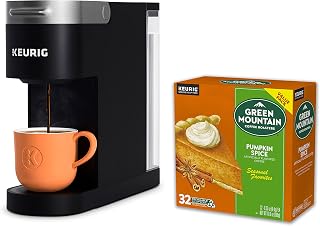 K-Slim Maker with Green Mountain Coffee Roasters Pumpkin Spice Coffee Value Pack 32ct
