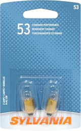 SYLVANIA 53 Basic Miniature Bulb, (Contains 2 Bulbs)