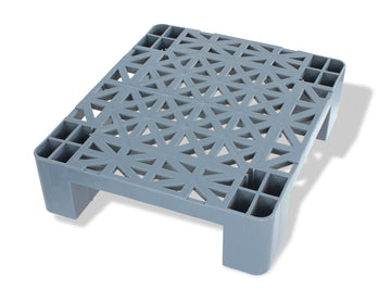 Pallet storage by CRESTWARE – Aluminum, Blue, Model DUNNAGE1