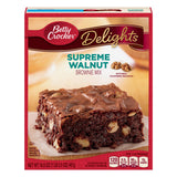 Delights Brownie Mix Supreme Walnut 16.5 oz (Pack of 10) by Betty Crocker – 16.5 Oz (Pack of 10), Brown, Pack of 10