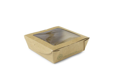 with Window Case by Vegware – ys/m, 22 ounces, Cardboard, White, Pack of 300