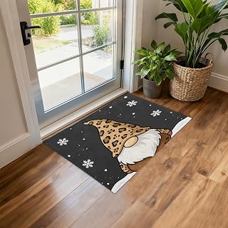 JUNZAN Soft Faux Lambskin Plush Non Slip Rubber Back Floor Rug One Size
