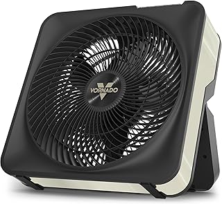 Vornado Model 80X High Velocity Box Fan, 20 Inch, Digital Display, Timer