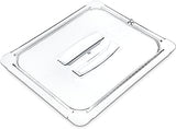 Carlisle FoodService Products Storplus 1/2-Size Food Pan Lid for Catering, Buffets, and Restaurants, Polycarbonate, 12.75 x 10.38 Inches, Clear, 1 Count (Pack of 6)
