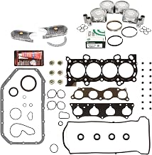 MA-9761298363-7 Full Gasket Set Pistons Bearings Compatible With/For 02-06 Honda CR-V 2.4L DOHC K24A1