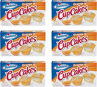 Hostess Orange Flavored Cupcakes (Pack of 48)