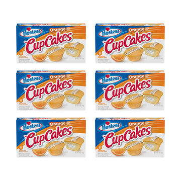 Orange Flavored Cupcakes (Pack of 48) by Hostess – 0.28 Ounce (Pack of 48), Pack of 48