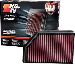 K&N Performance Diesel High-Flow Lifetime Engine Air Filter: Increase Power: Premium, Washable: Compatible with 2020-2026 Chervolet/GMC: Silverado 2500 & 3500, Sierra 2500 & 3500, 33-5098
