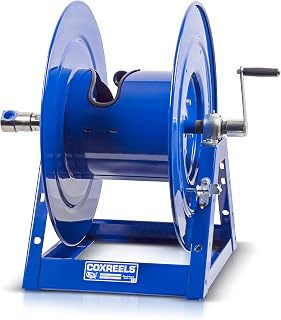 COXREELS 1175-6-100 Hand Crank Hose Reel: 1" I.D., 100' Hose Capacity, Less Hose, 3000 PSI