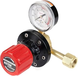ESAB Victor Technologies 0781-5194 EST4-15-025 High Capacity Station Acetylene Regulator, 2-15 psig Delivery Range, CGA 025 Inlet Connection