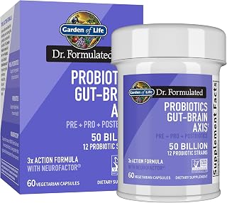 Garden of Life Dr. Formulated Gut Brain Axis Probiotic, 50B CFU, 60ct