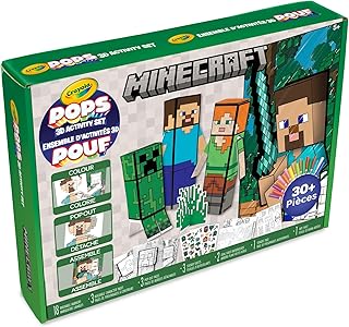 Crayola POPS 3D Minecraft Activity Set