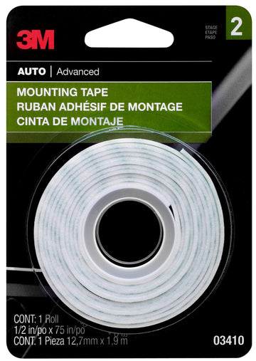 Mounting Tape by 3M – 1 Count (Pack of 1), Acrylic, Factory, Model 03410