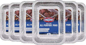 Kingsford Heavy Duty All Purpose Pans, 15.75 x 11.25 in, 4 Ct, 6-Pk