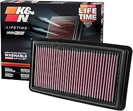 K&N High-Flow Original Lifetime Engine Air Filter: Increase Power: Premium, Washable: Compatible with Select 2016-2026 Acura/Honda: MDX, TLX, Odyssey, Pilot, Passport, Ridgeline, 33-5041