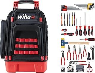 Wiha 91873 80 Piece Industrial MRO Tool Kit in Heavy Duty Backpack