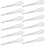French Whip by Adcraft – 24", Stainless Steel, Silver, Pack of 12, Model FWE24CP