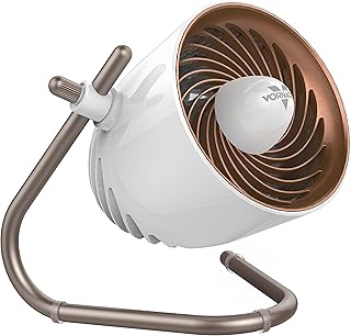 Vornado Pivot Personal Air Circulator Fan, 6-inch, Quiet Portable for Travel, 3 Speed Settings, Targeted Cooling Airflow, 360-Degree Adjustable Axis, Fan for Bedroom, Office, And Desktop, Copper