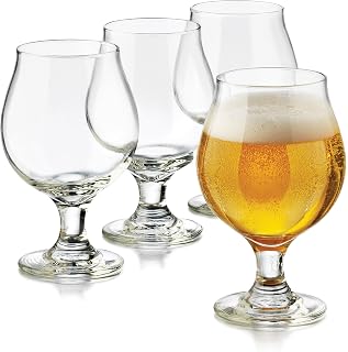 Libbey 4 Piece Hard Cider McIntosh Drinkware Set, Clear
